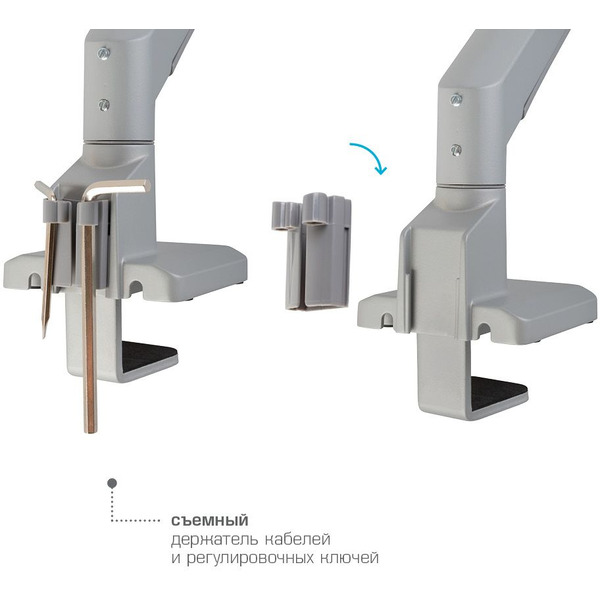 Кронштейн для монитора Arm Media LCD-T35 (серебристый)