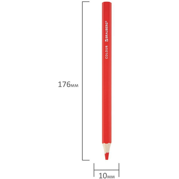 Карандаши цветные утолщенные BRAUBERG KIDS 181879 (24 шт)