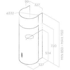 Вытяжка Elica Stone WH/A/33