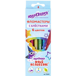 Фломастеры Юнландия Юный волшебник 151649 (6шт)