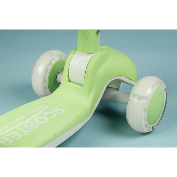 Самокат детский Ricos T-Rex JSCML603B (белый/зеленый)