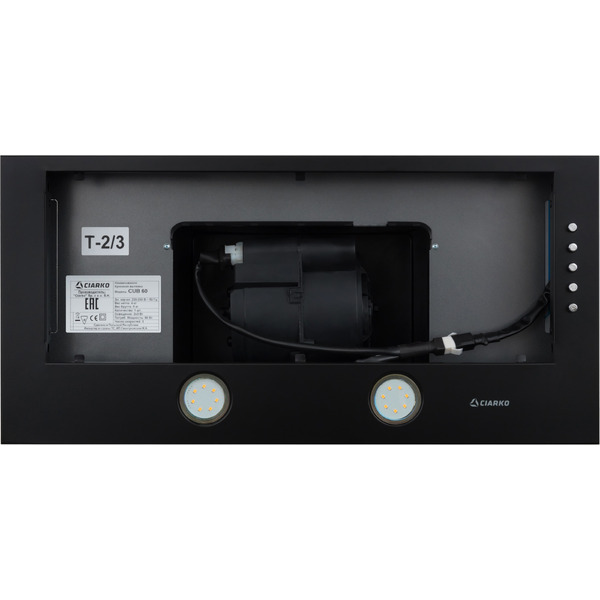 Вытяжка CIARKO Cub 60 black