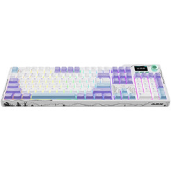 Клавиатура Ajazz AK35I V4 Avocado Switch (фиолетовый/белый/синий)