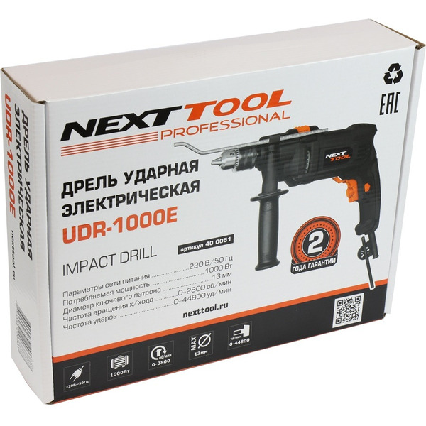 Дрель Nexttool UDR-1000E