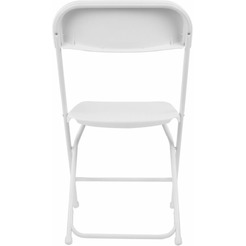 Стулья складные BRABIX Golf CF-002 (КОМПЛЕКТ 4 шт., белый каркас, пластик белый) 533031