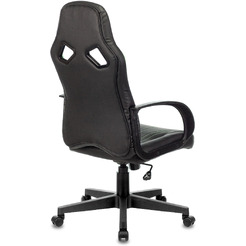 Кресло геймерское Бюрократ Zombie Runner (черный/зеленый)