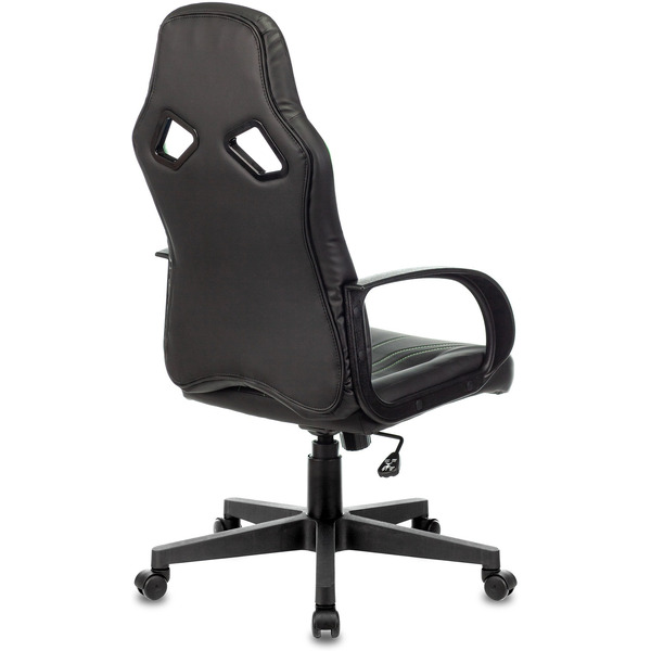 Кресло геймерское Бюрократ Zombie Runner (черный/зеленый)