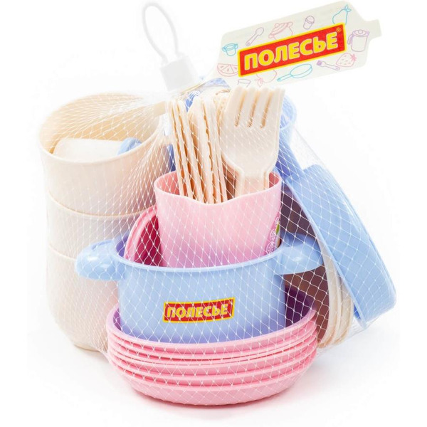 Набор игрушечной посуды Полесье Хозяюшка 80165 (на 6 персон