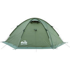 Палатка экспедиционная Tramp Rock 2 Green ( V2 )