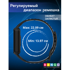 Ремешок для умных часов Bingo Sport для Xiaomi Redmi Smart Band 2 (мятный/белый)
