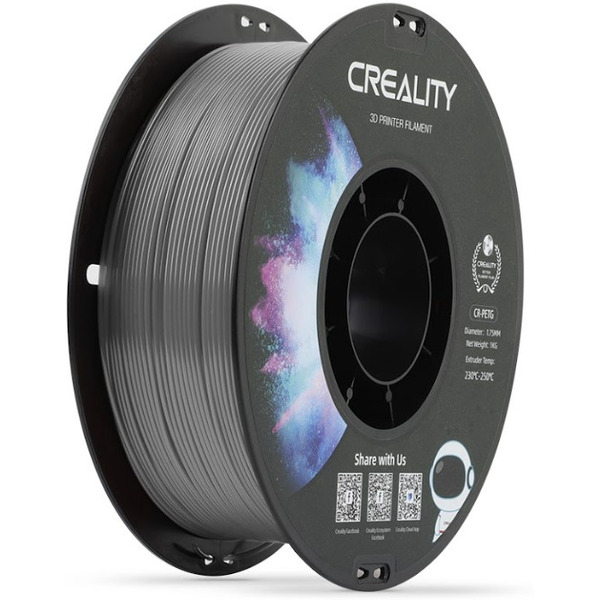 Пластиковая нить Creality CR-PETG 1,75 мм, 1кг, grey (серый)
