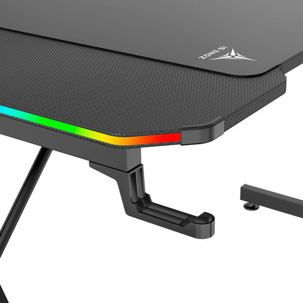 Стол компьютерный Zone51 Trine 140 RGB Z51-T4R-BK
