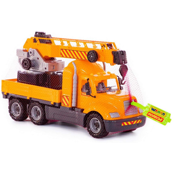 Автомобиль с краном Полесье Майк автомобиль-кран с поворотной платформой 55613