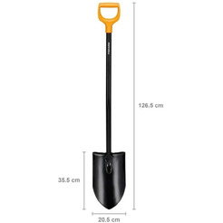 Лопата штыковая с удлиненным лезвием и удлин ручкой FISKARS 1067517