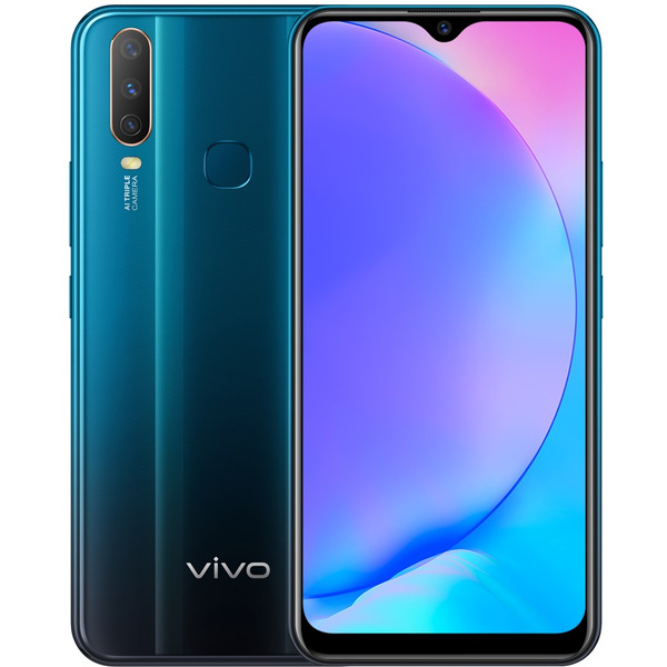 Смартфон vivo Y17 4Gb/64Gb синий аквамарин