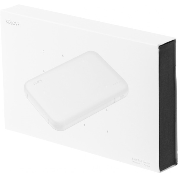 Внешний аккумулятор Solove W7 10000мAч (белый)