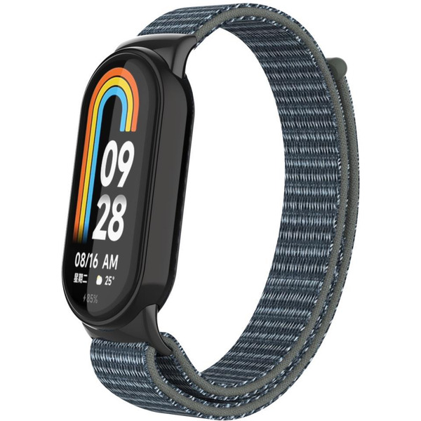 Ремешок Bingo Nylon для Xiaomi Mi Band 8 Серый