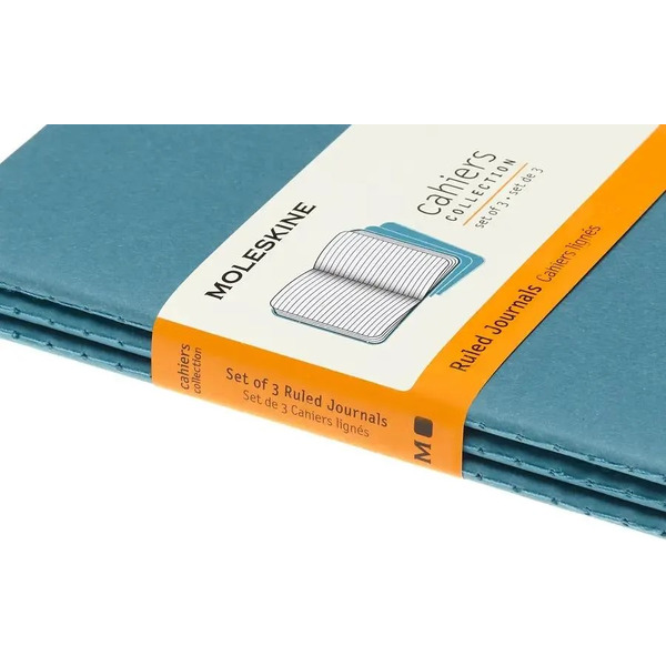 Блокнот Moleskine CAHIER JOURNAL CH011B44 (3 шт, голубой)