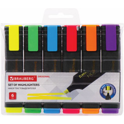 Текстовыделитель BRAUBERG Original 151690 (6 шт)