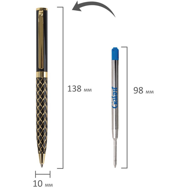 Ручка подарочная шариковая Klondike GALANT 141357