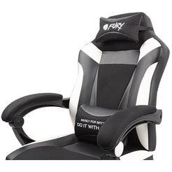 Кресло игровое Fury Avenger M+ (NFF-1710) Black-White