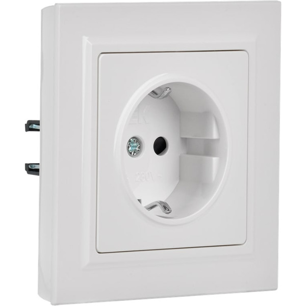 Розетка IEK Brite РСР14-1-0-БрБ