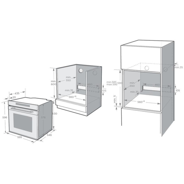 Духовой шкаф с СВЧ WEISSGAUFF EOM 991 SW