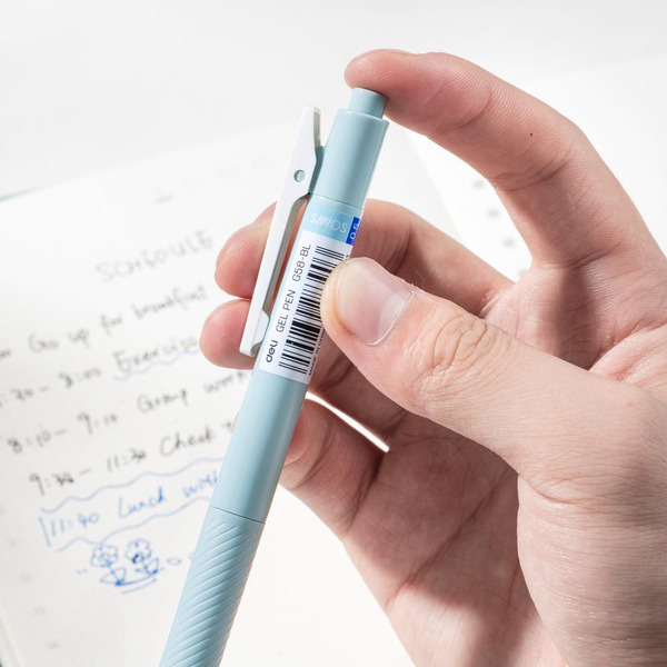 Набор ручек гелевых Deli EG58-BL-P