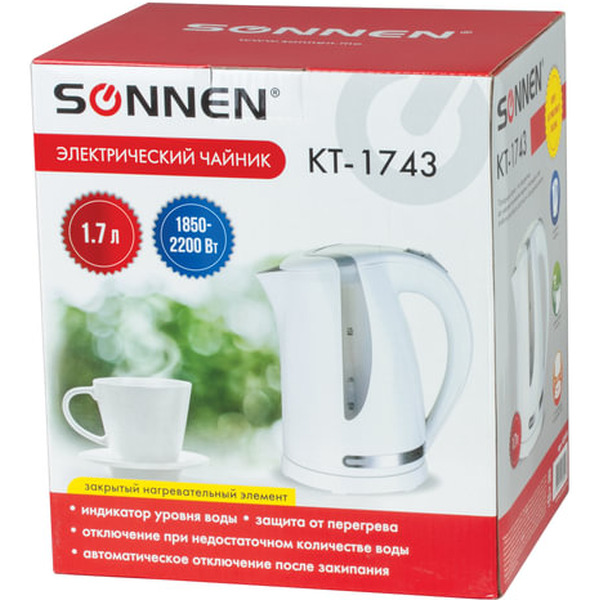 Чайник электрический SONNEN KT-1743