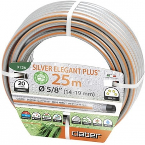 Поливочный шланг Claber Silver Elegant Plus 9126 (5/8", 25 м)