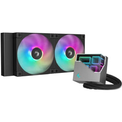 Жидкостное охлаждение для процессора DeepCool LT240 BK ARGB R-LT240-BKAMNC-G-1