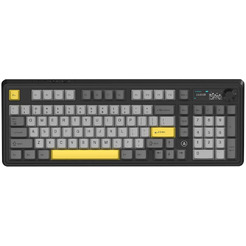 Компьютерная клавиатура AJAZZ AK980 V2 (Серо-бело-желтый)