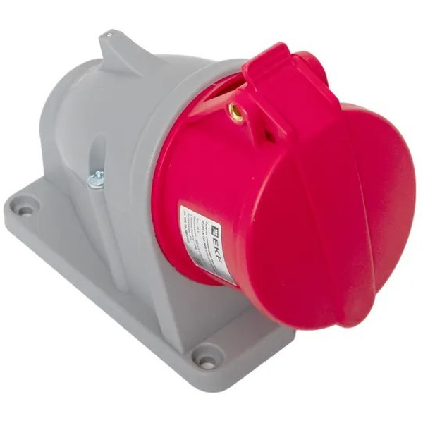 Розетка стационарная наружная EKF 115 3Р+РЕ+N 16А 380В IP44 PROxima