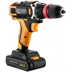 Дрель-шуруповерт Deko DKCD20FU-Li SET 3 (063-4177) с 2-мя АКБ