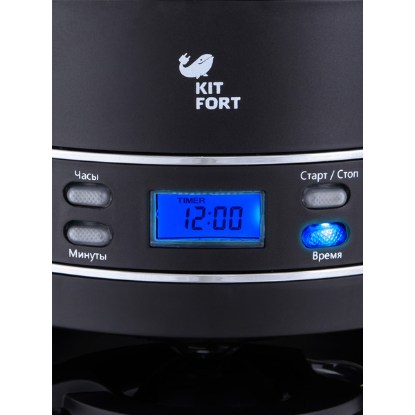 Кофеварка KITFORT KT-704-2 черная