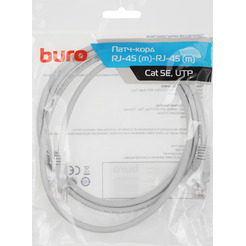 Кабель Buro UTP-5E-1.5M-G-LSZH
