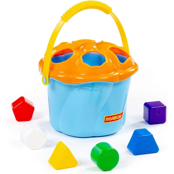 Игрушка Полесье развивающая "Ведро Сюрприз" (6 элементов)