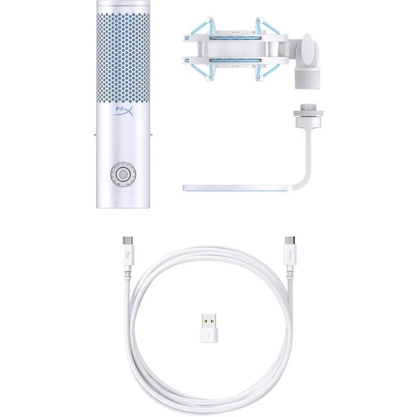 Проводной микрофон HyperX QuadCast 2 AN1D9AA (белый)