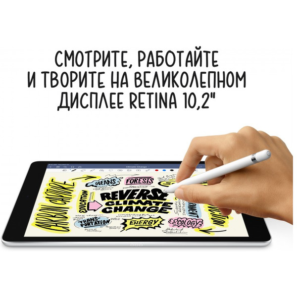 Планшет Apple iPad 2021 Wi-Fi + Cellular 64GB Space Gray (MK633LL/A)