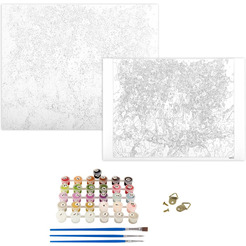 Картина по номерам Остров Сокровищ Натюрморт с сиренью и черешней 662912