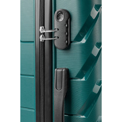 Чемодан DoubleW YF-PP02 с расширением (S, темно-зеленый)