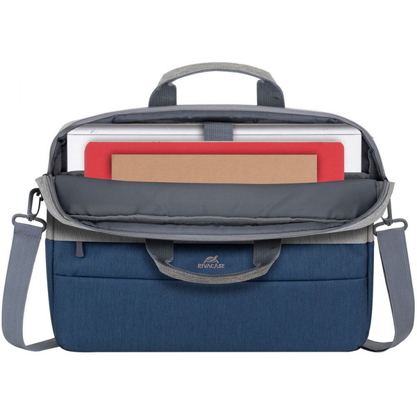 Сумка для ноутбука RIVACASE 7532 15.6" / 6 grey/dark blue