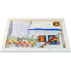 Картина по номерам Белоснежка Золотые 284-AS