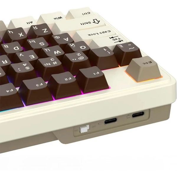 Клавиатура Royal Kludge N99 Mokko Grey (RK Violet)