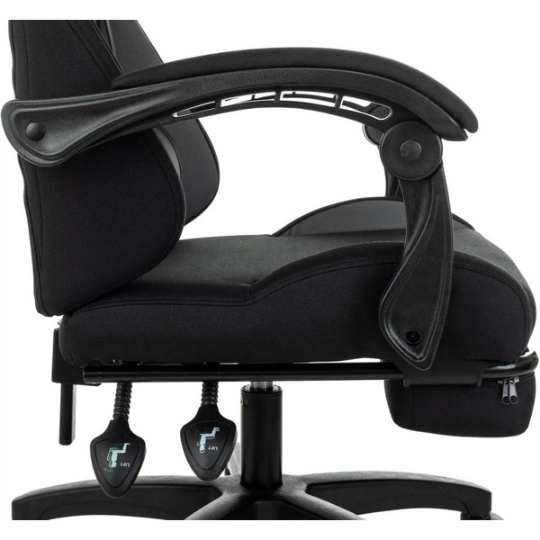 Кресло игровое ZOMBIE Shadow (черный/серый)