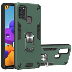 Бампер Bingo Warrior для Samsung Galaxy A21s (зеленый)