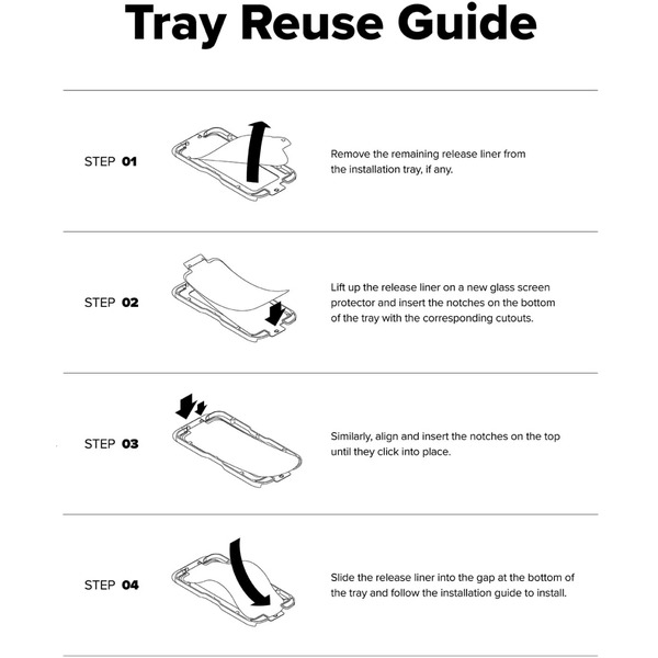 Защитное стекло Ringke EASY SLIDE 2шт для Nothing Phone (3)