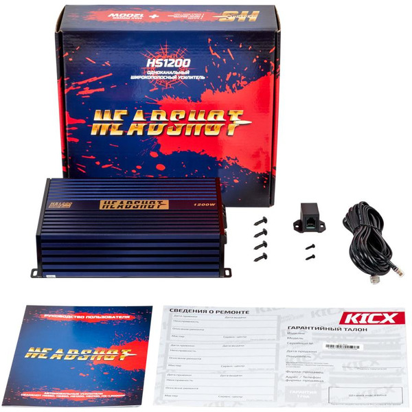 Автомобильный усилитель KICX HeadShot 1200