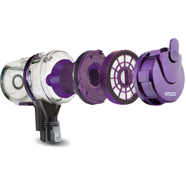 Пылесос Ginzzu VS402 (фиолетовый)