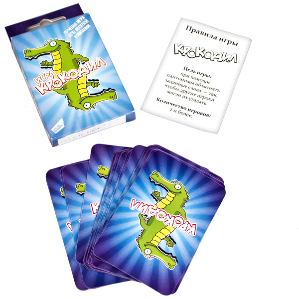 Настольная игра Dream Makers Крокодил. Cards 1607C